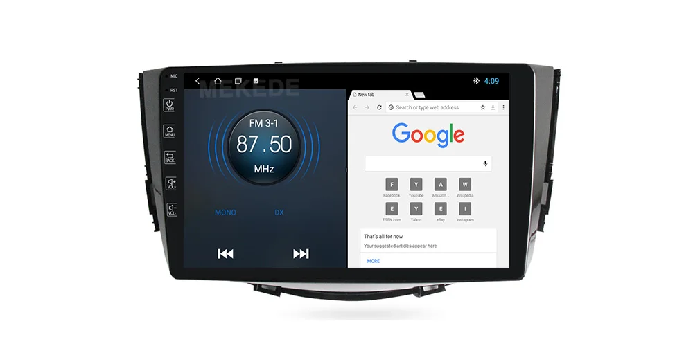 Mekede Автомобильный gps Радио 9 дюймов 2.5D экран Android 10,0 для Lifan X60 2011 2012 2013 плеер Поддержка DVR OBDII