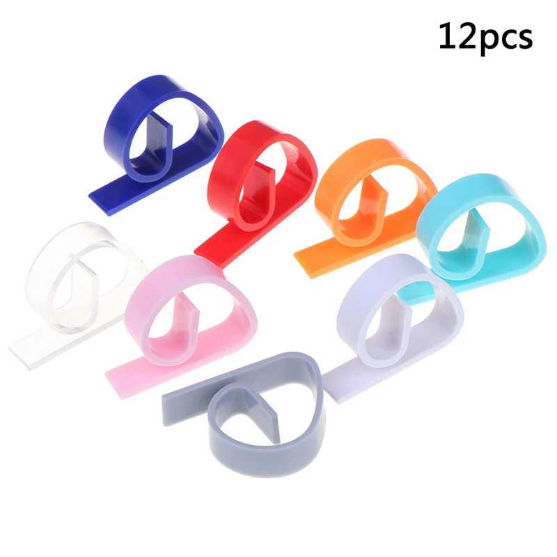 Cloth Clamps Party Picnic Wedding Prom Multi-function random color 12pcs Plastic Tablecloth Tables Useful Clips Holder