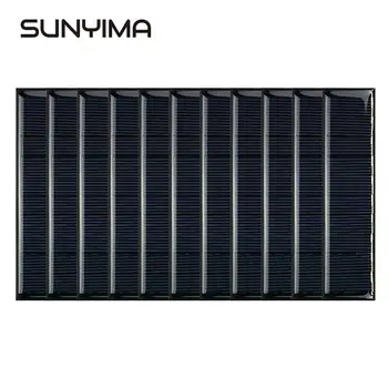 

SUNYIMA 10pcs 120*30M Mini Solar Panels cells Painel 5V 120MA Sun Power For DIY kits solar charge
