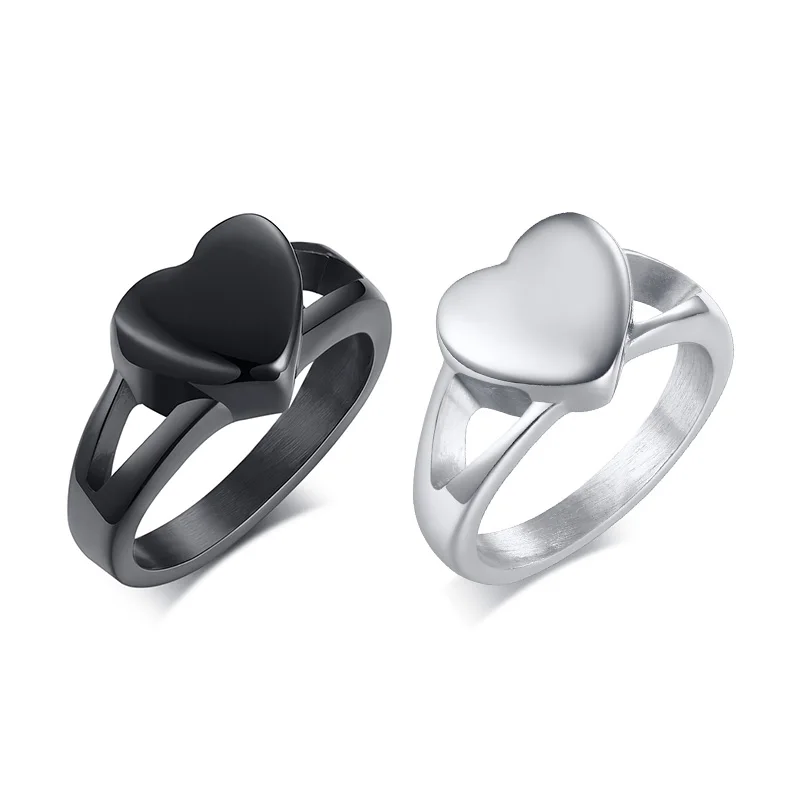 Красивые женские украшения Титановая Сталь в форме сердца пепельница коробка