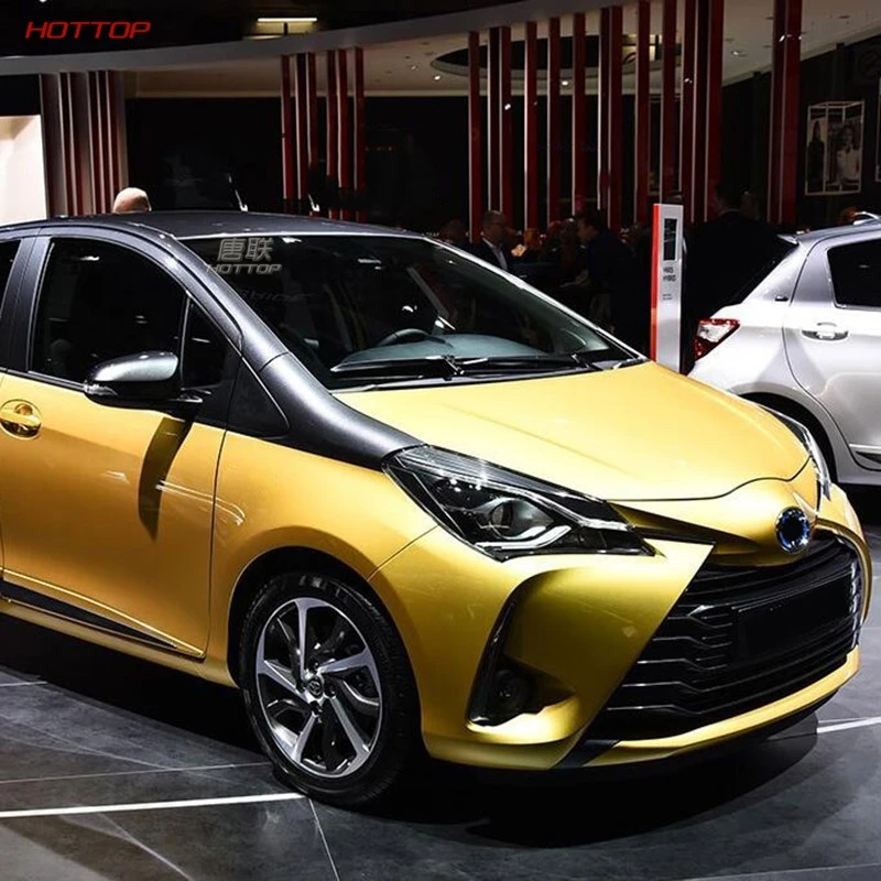 8 шт. хром смарт-ключ отверстие дверные ручки крышки Накладка для Toyota Yaris Vitz автомобильные аксессуары