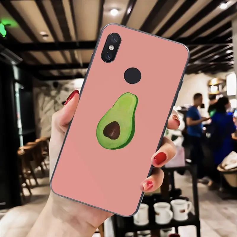 MaiYaCa милые авокадо Еда чехол для телефона для Xiaomi Redmi8 4X 6A S2 Go Redmi 5 5Plus Note5 7 Note8Pro