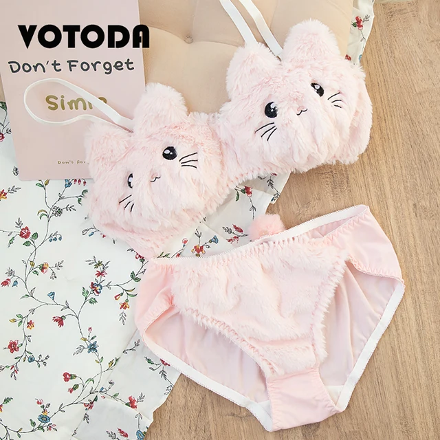 Cute cat bra Clearance