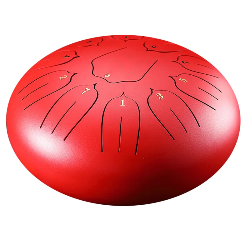 6in 8 тон Сталь язык барабан C Ключ ударный инструмент Handpan барабана с молотки C55K по доступной цене