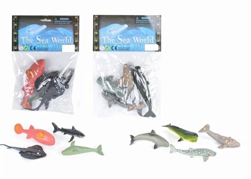 

Model Wild Solid Animal Model 5-Inch Marine Organism Whale Shark Series Static Plastic Toys