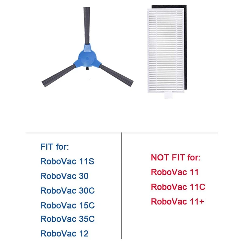 Запасные части для Eufy Robovac 11 S, Robovac 30, Robovac 30C, Robovac 15C, Robovac 12, Robovac 35C аксессуар робот вакуумный Cl