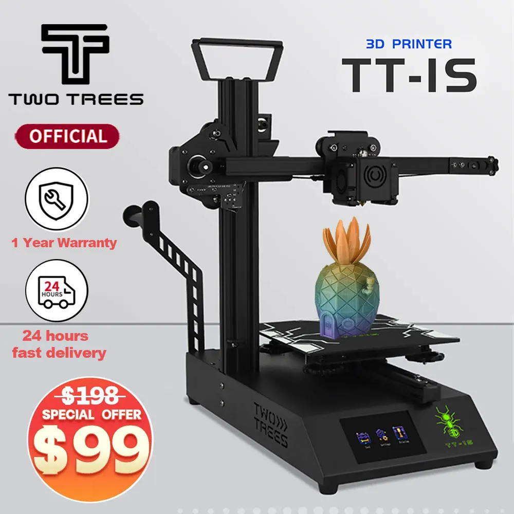Twotrees DIY TT-1S Mini 3D Printer FDM High Precision Touch Screen Portable Kit Belt Stretch Tensioner Fast Assembly | Компьютеры и