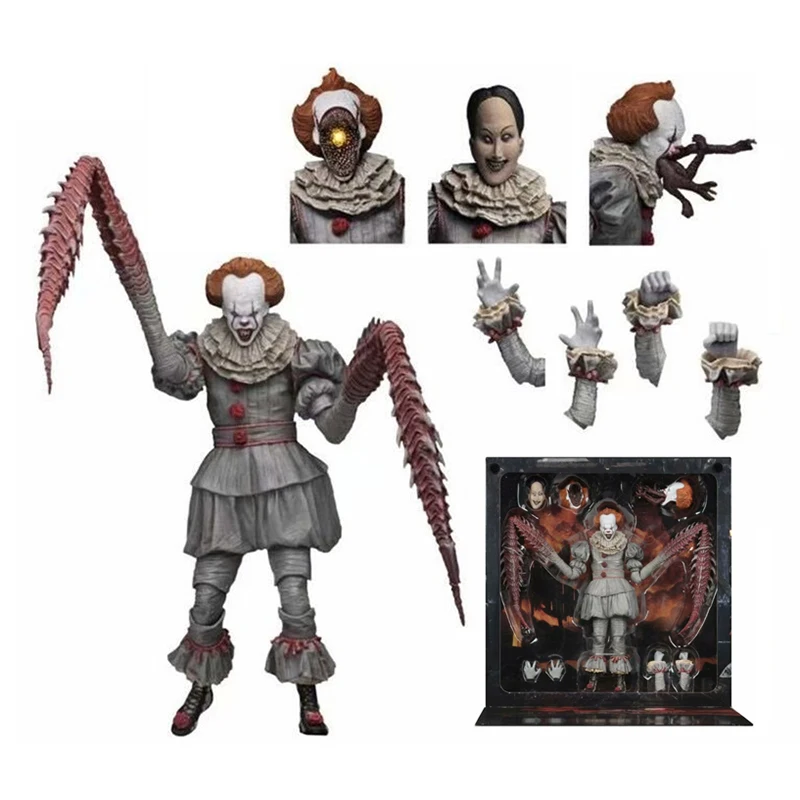 NECA фигурка героя игрушка Джейсон Вурхиз Фредди Крюгер Майкл Майерс кожаное Джокера Чаки фигурка Джокера для подарок на Хэллоуин - Цвет: with box