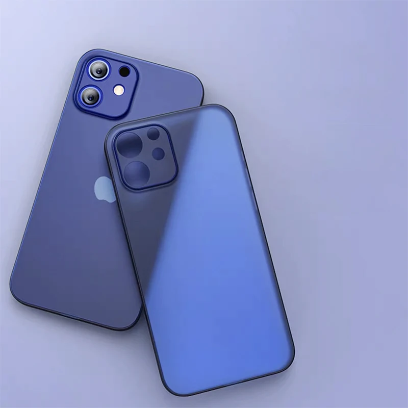 Vibrant Multi-Color Matte Ultra-Thin Frosted Phone Case - Slim, Hard Protection