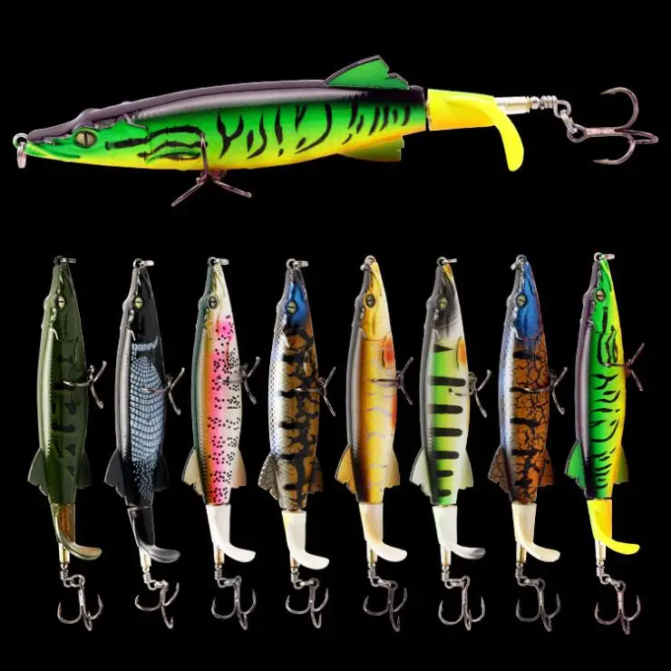 

8 colors peche fishing lure Watersurface Tractor Simulation Hard fake Bait isca artificial seÃ±uelos de pesca goods for fishing