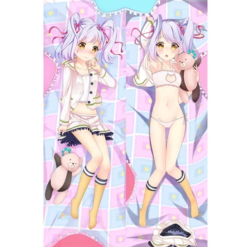 

Anime Myriad Colors Phantom World Dakimakura Kumamakura Kurumi Hugging Body Pillow Case Throw Pillow Cover High Quality