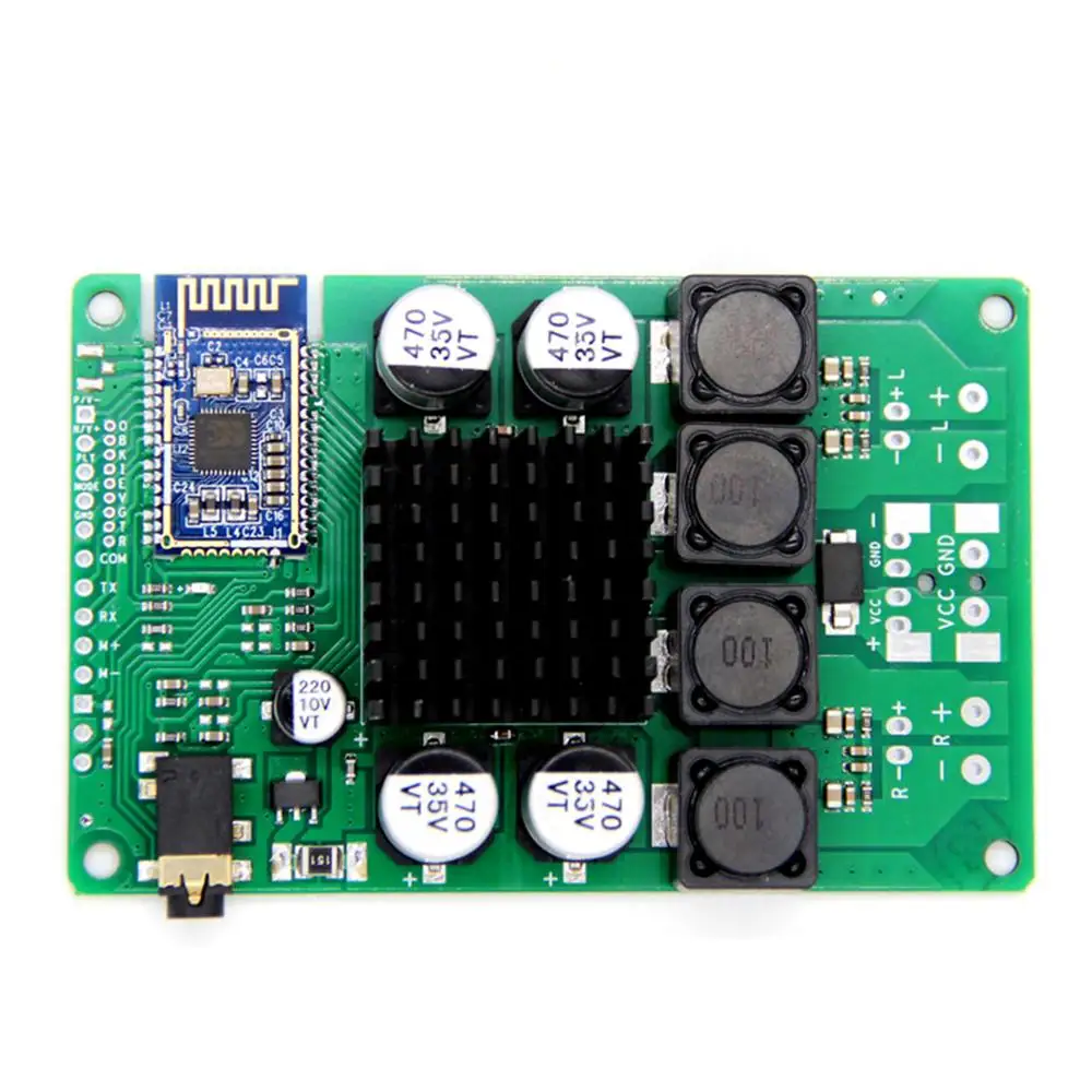 

Taidacent Serial Command Programmable 2*100 Watt Bk3266 Bluetooth 5.0 Amplifier Amp Board with Aux Input