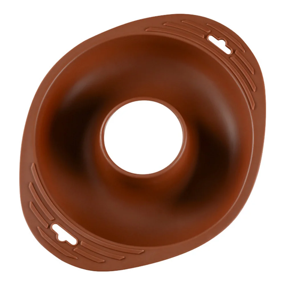 Silicone Donut Mold Creative Cake Mold DIY Baking Mould Kitchen Baking Supplies Tools for Home Bakery Daily Use (Coffee)