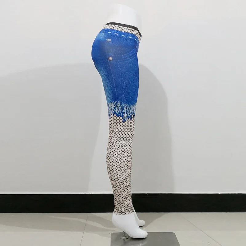 Камуфляжные Леггинсы с принтом, женские штаны с высокой талией, спортивная одежда для бега, женская мода