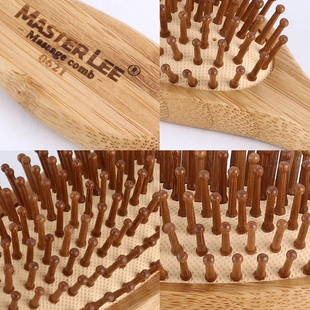High quality Comb bamboo Airbag massage health care comb carbonized solid wood bamboo cushion anti static 1 High quality Comb bamboo Airbag massage health care comb carbonized solid wood bamboo cushion anti static 2