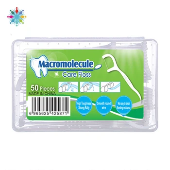 

50pcs Dental Floss Flosser Picks Teeth Toothpicks Stick Tooth Clean Oral Care