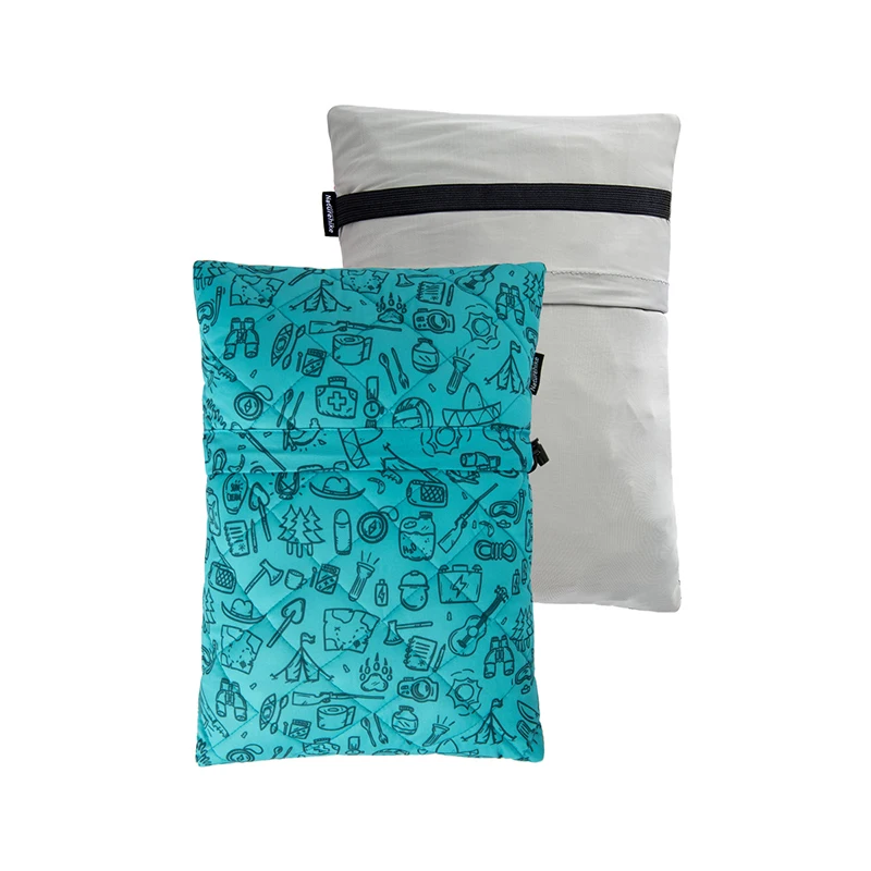 Naturehike, сверхлегкая портативная подушка для путешествий на открытом воздухе, поддержка шеи, сжимаемая Подушка для спины, поясничная подушка, компактная Подушка для кемпинга - Цвет: Blue