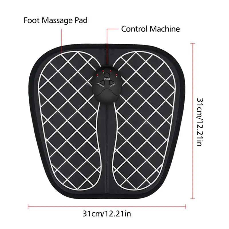 Умный электрический мышечный Стимулятор EMS массажер для ног Массажный коврик забота о здоровье облегчение боли в спине