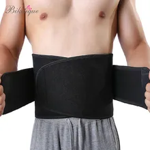 Высококачественный клей мужской массажный пояс для снижения веса Термосумка из неопрена мужской спортивный пояс корректирующий пот транье поясной ремень