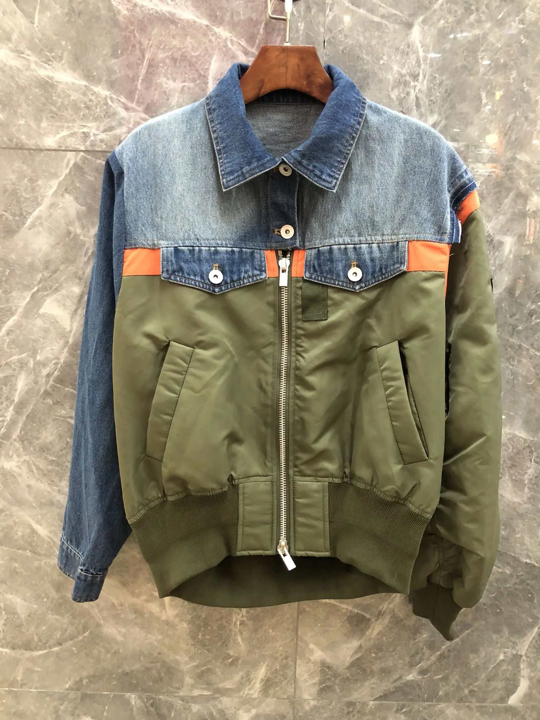 

2019 winner new women patchwork jacket coat 2 color tutu