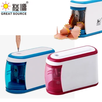 

Electric Pencil Sharpener Automatic Sharpener Big Chip Box Single Hole Convenience Safety