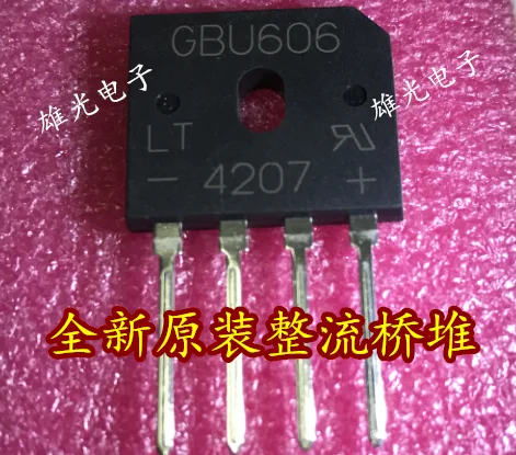 10 шт./лот GBU606 6A600V ZIP4