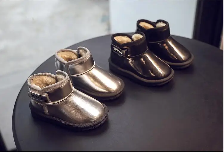 Free Shipping Boots Winter Children's Snow Boots Girls Warm Shoes Baby Toddler Shoes casual Baby Boys Children Boots 8
