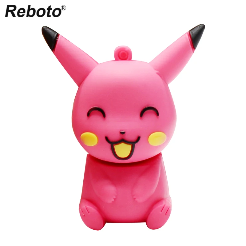 Набор Pokemon Memory Stick USB 2,0 флеш-накопитель розовый Пикачу мультяшный рисунок флеш-диск U накопитель устройства для хранения креативный подарок