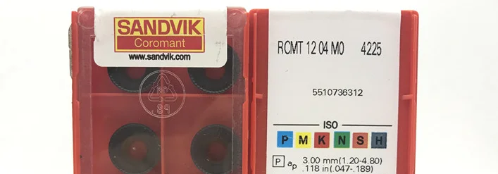 10 шт. карбидные вставки RCMT 1204 MO 4225
