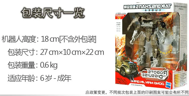 Hai zhi star H604 трансформационная игрушка Jingang Anti-Paive Megatron взрывные Детские модели роботов автомобиля игрушка