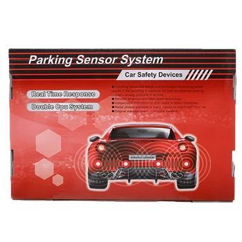 

1 Set Car Voice Reversing Radar With Reversing Video Integrated Machine Parking Radar Monitor Detector System With 4/6/8 Probes
