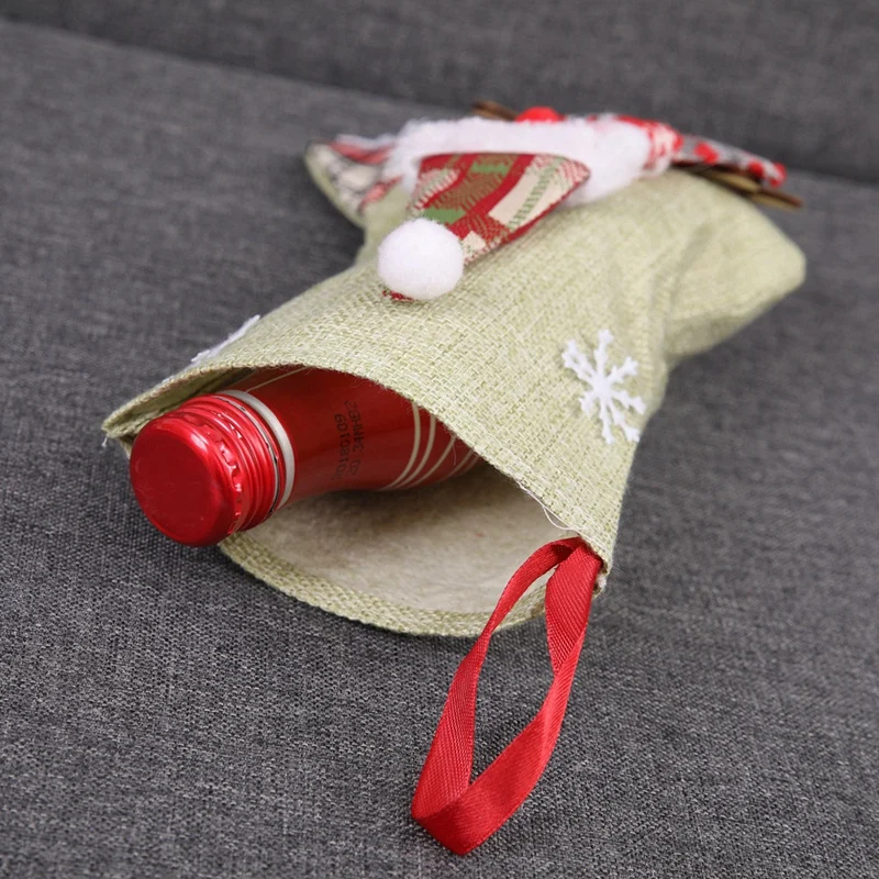 10 шт./лот рождественские подвесные украшения Рождественские конфетные подарочные пакеты рождественские украшения для чулок