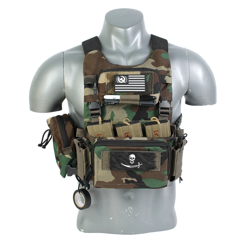 Tactical Vest Chest MOLLE Map Bag JPC2.0 Chest Sundry Bag