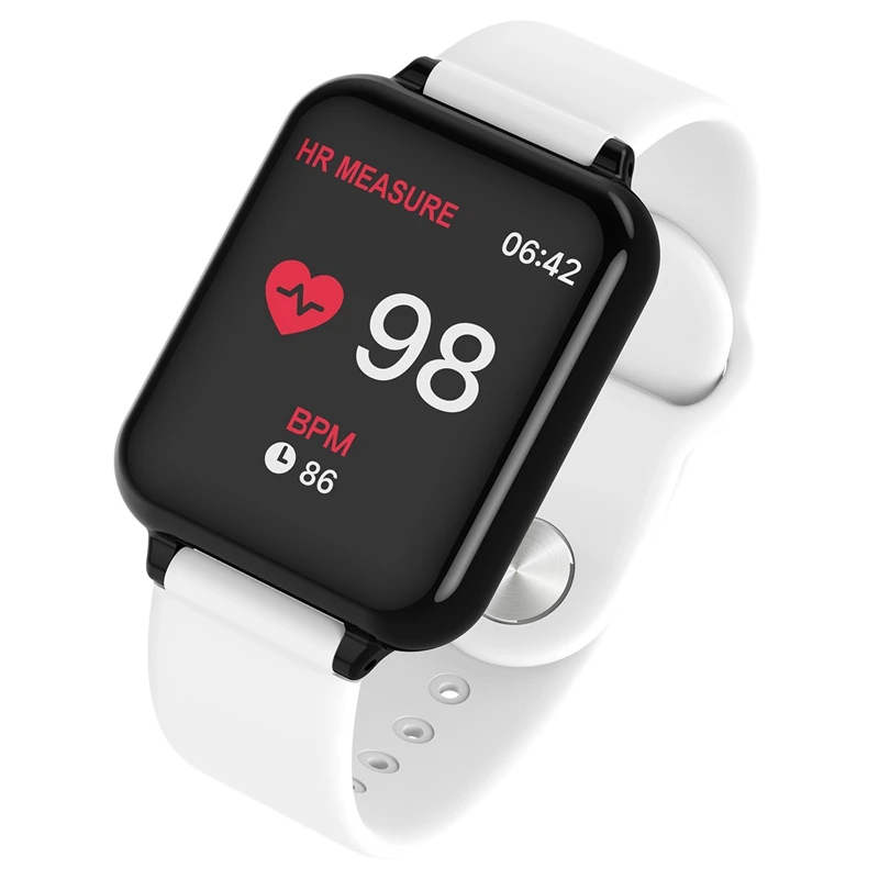 

B57 Smart Bracelet Blood Pressure Fitness Tracker Heart Rate Tracker Waterproof Ip67 Bluetooth Smart Band Sport Wristwatch(White