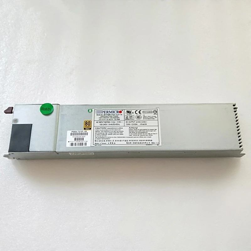 Блок питания для Supermicro 720W блок питания PWS-721P-1R
