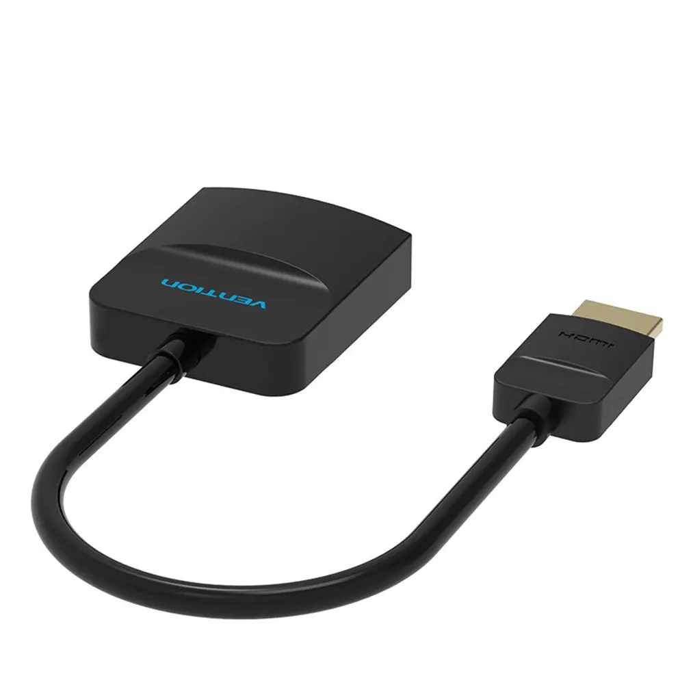 Высокое качество HDMI в VGA адаптер мужской в Famale конвертер адаптер 1080P цифро-аналоговый видео аудио для ПК ноутбук планшет