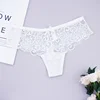 Women's Full Lace Thong  Panties Sexy Tangas See Through Underwear G-String Hollow Out Low Cut Bow Lady Lingerie Five Color ► Photo 3/6