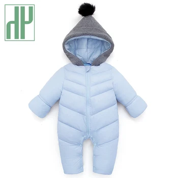 

HH Baby Winter Romper Warm Fashion Cotton Clothes Newborn Toddler Rompers Casual Costume Kids Hooded Infant Clothing Pajamas
