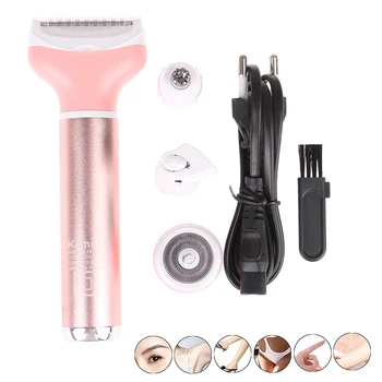 

4 In 1 Women Epilator Female Eyebrow Trimmer Lady Shaver For Hair Removal Shaving Machine Face Depilador Bikini Depilatory