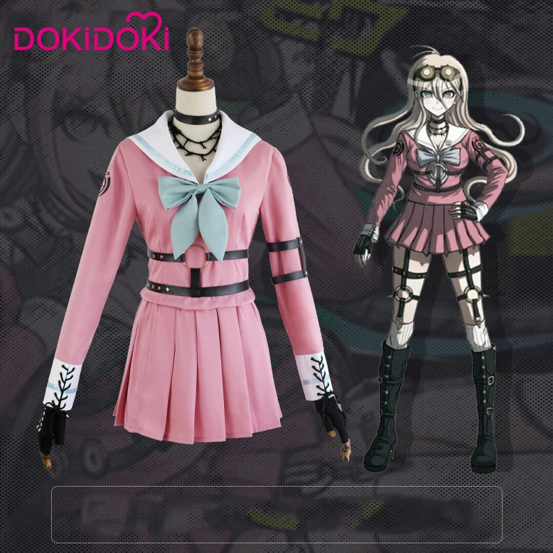

DokiDoki Game Danganronpa Cosplay Miu Iruma Costume Women Halloween Pink Danganronpa V3: Killing Harmony Cosplay Costume