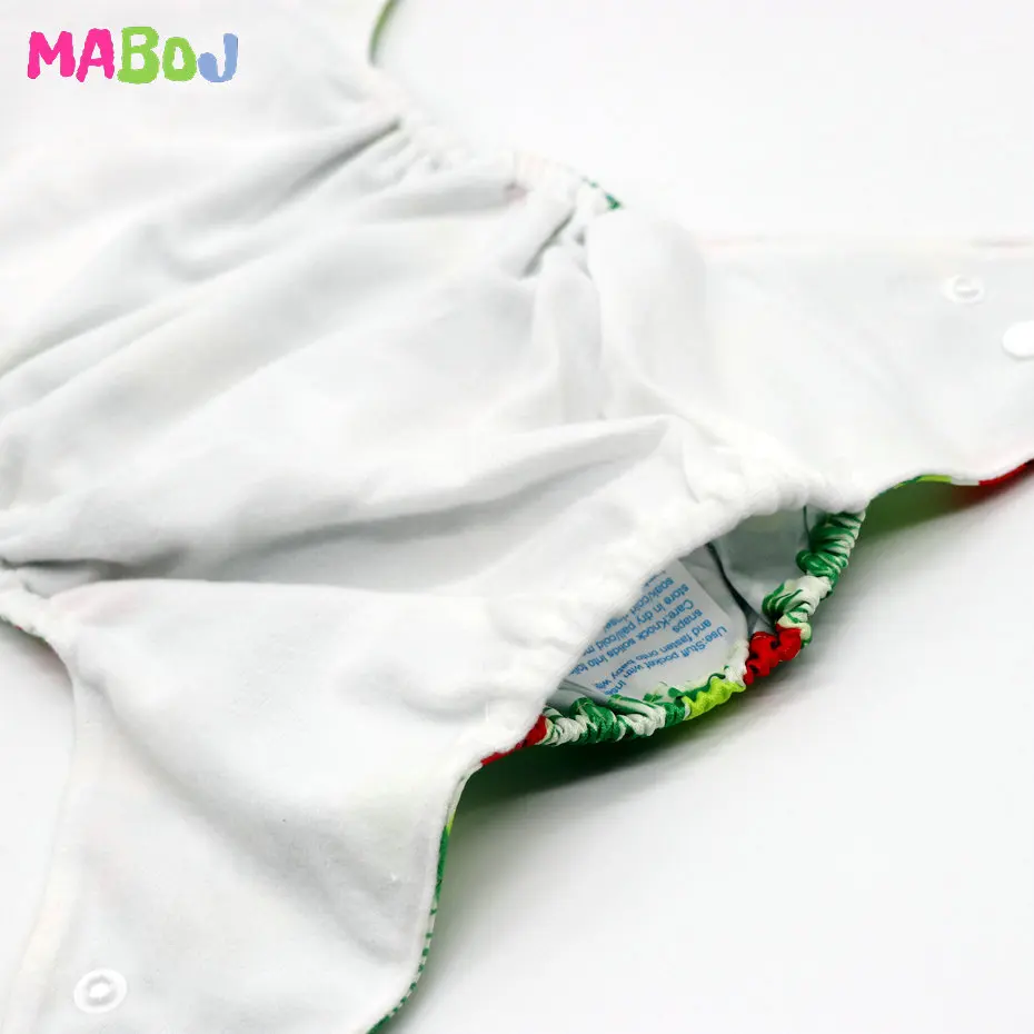 MABOJ тканевые подгузники, детские моющиеся многоразовые тканевые карманные подгузники, подгузники, накидка, один размер, подгузники, вставки из бамбукового хлопка и микрофибры