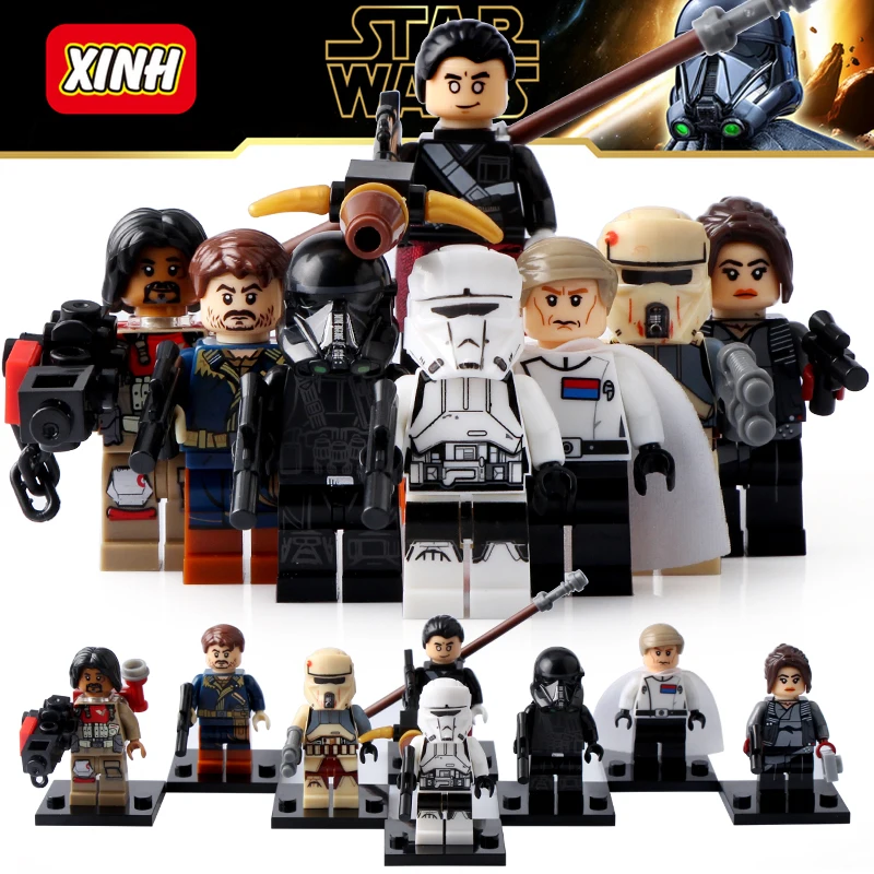 Star Wars Фигурки люк Лея Звездные войны Дарт Вейдер йода Рей мола Сит Malgus чехол для сотового телефона Хан Соло джавами эвоков, строительные блоки, игрушки для детей