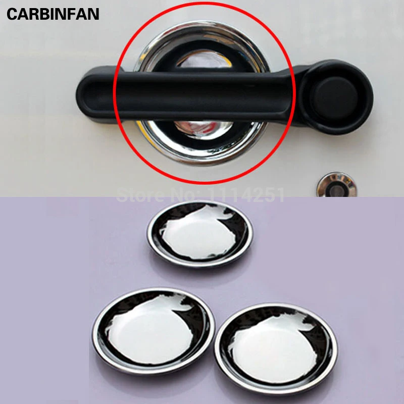 Хромированная накладка на чашу из АБС-пластика 3 шт./компл. для Jeep Wrangler JK 2 Door 2007 2008