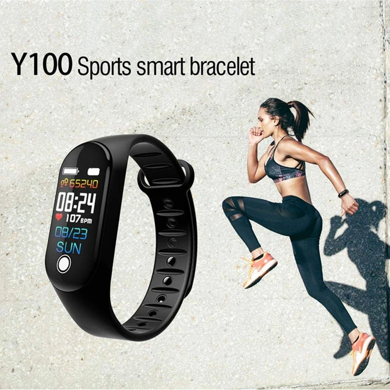 FFYY-M3 Youth Edition Y100 умный Браслет IP67 водонепроницаемый спортивный фитнес 3D цветной экран Bluetooth мониторинг сердечного ритма