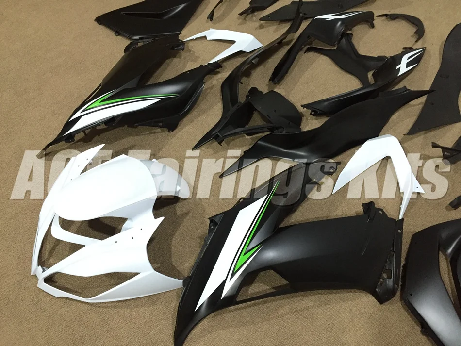 Набор для противоблокировочной тормозной системы для Kawasaki ZX6R 2013 Мотоцикл Обтекатели ZX-6R ниндзя 636 599 кузова комплекты черного и белого цвета