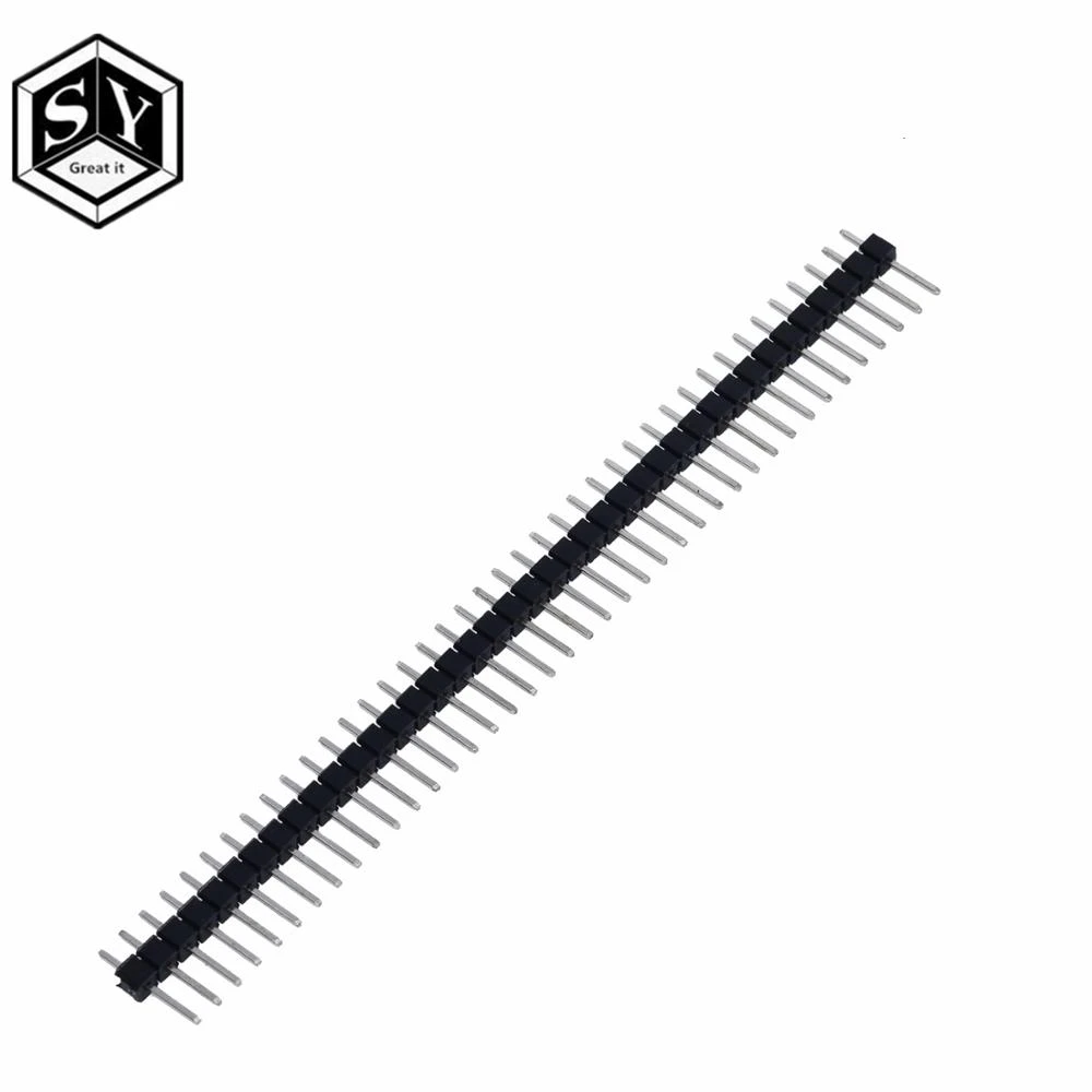 10pcs 40 Pin 1x40 Single Row Male 2.54 Breakable Pin Header Connector