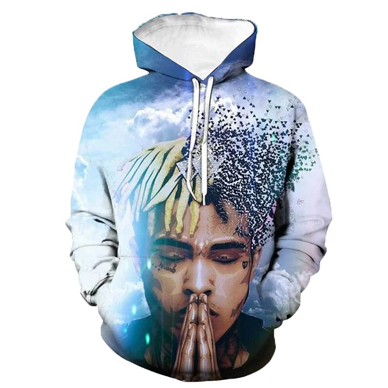 Толстовка с капюшоном RIP Xxxtencation толстовка унисекс размера плюс 3D принтом 2XS