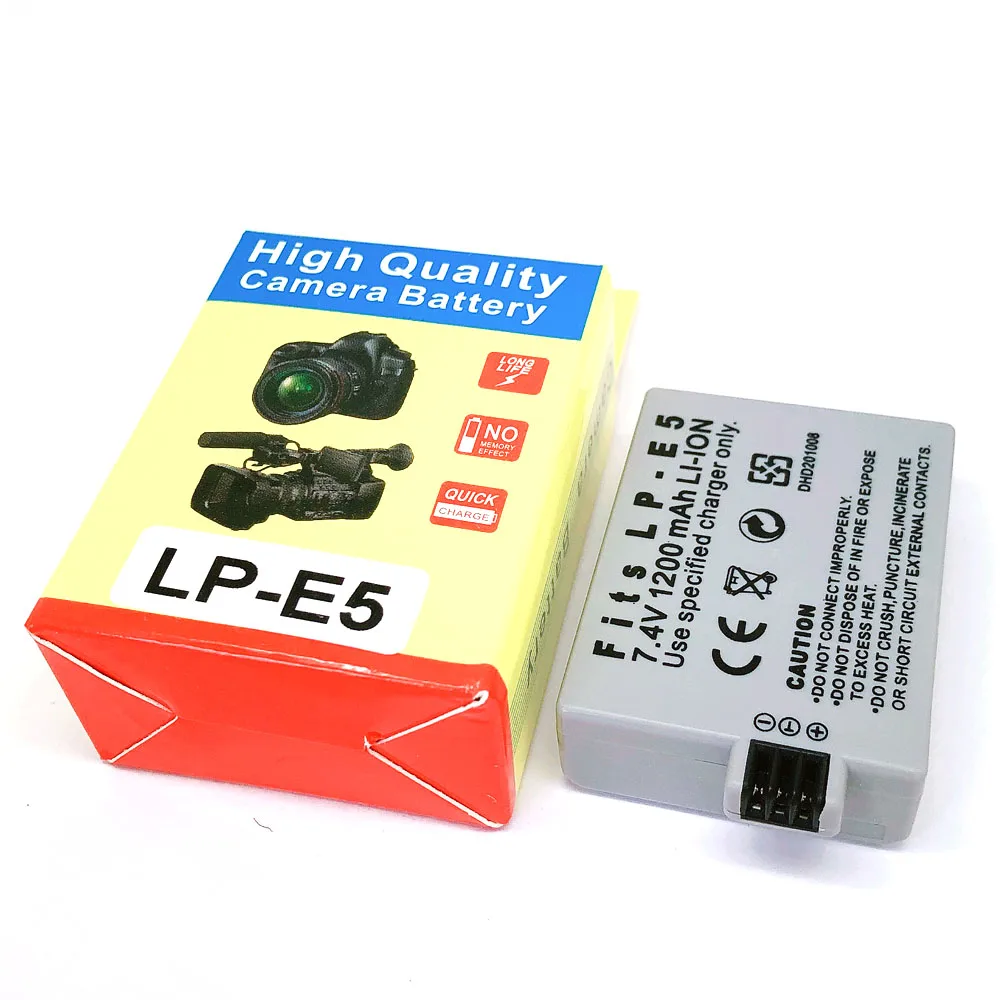 LP-E5 LPE5 LP E5 литий-ионный аккумулятор для камеры Canon Eos 450D 500D 1000D Kiss X2 X3 F Rebel T1i XS Xsi KissX2 KissX3 KissF
