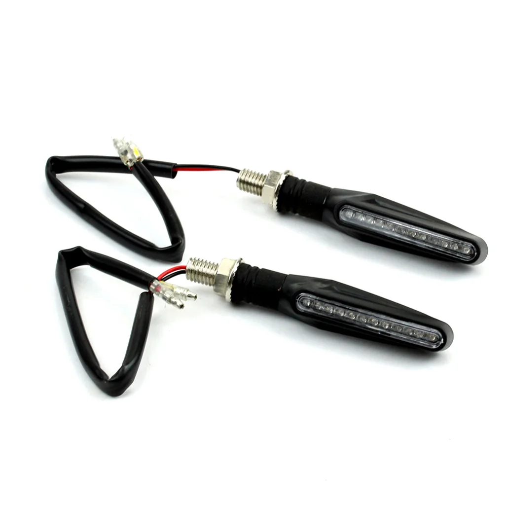 

New Arrive 2 x Universal Motorcycle 12 LED Turn Signal Light Indicator Blinker Amber Light Drop Shipping Support