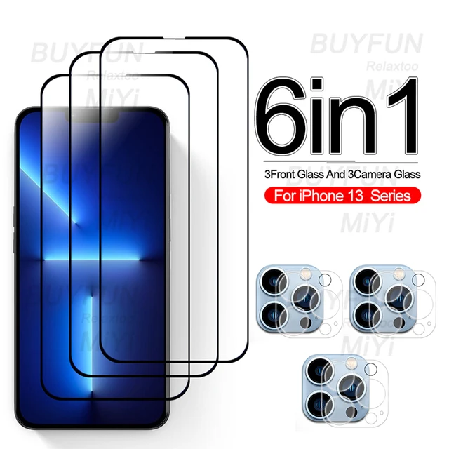 6-in-1 Camera Lens Protective Glass For Iphone 13Pro Screen Protector For